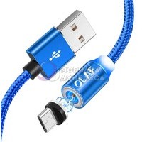 Кабель Магнитный OLAF Micro USB 100см Синий