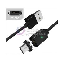 Кабель Essager Micro USB 100см Black Магнитный