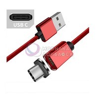 Кабель Essager Type-C USB 100см Red Магнитный